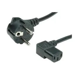 GBC Power Cable Scuko 90 degrees to IEC 90 degrees Socket 1.8m — image 1