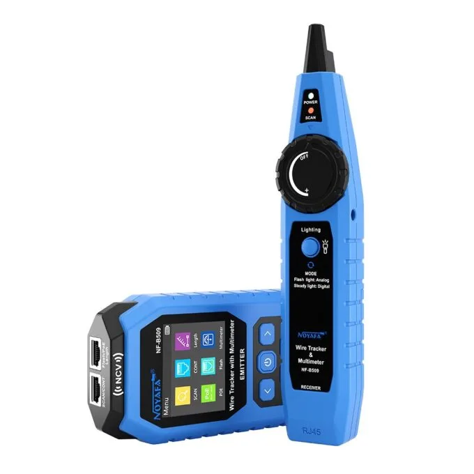 Noyafa Wire Tracker & Digital Multimeter with Cable Length Measurement, PoE Testing, NCV Detection, and LCD Display NF-B509 — image 2