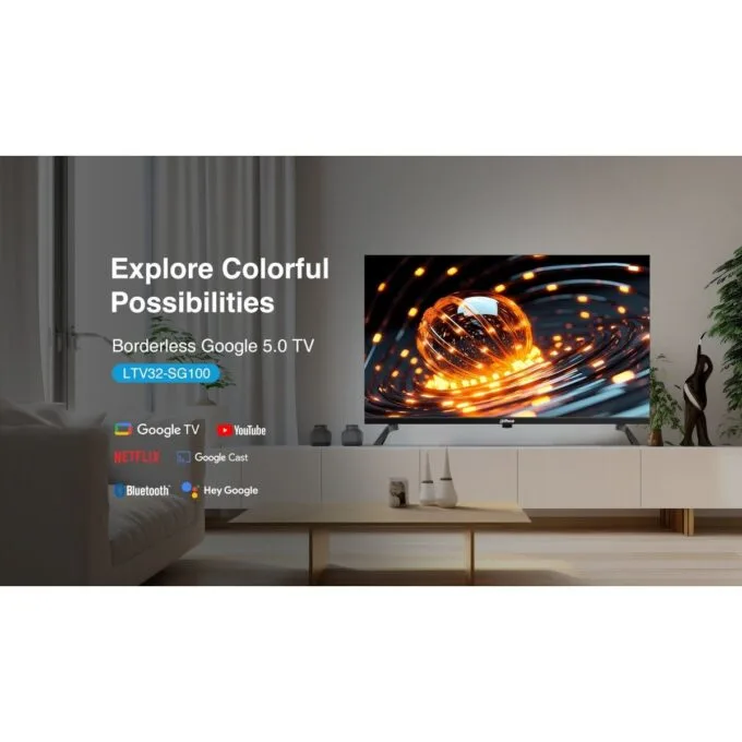 Dahua LTV32-SG100 32'' HD Google TV with HDR10, Dolby Digital Plus & Voice Control Remote — image 4