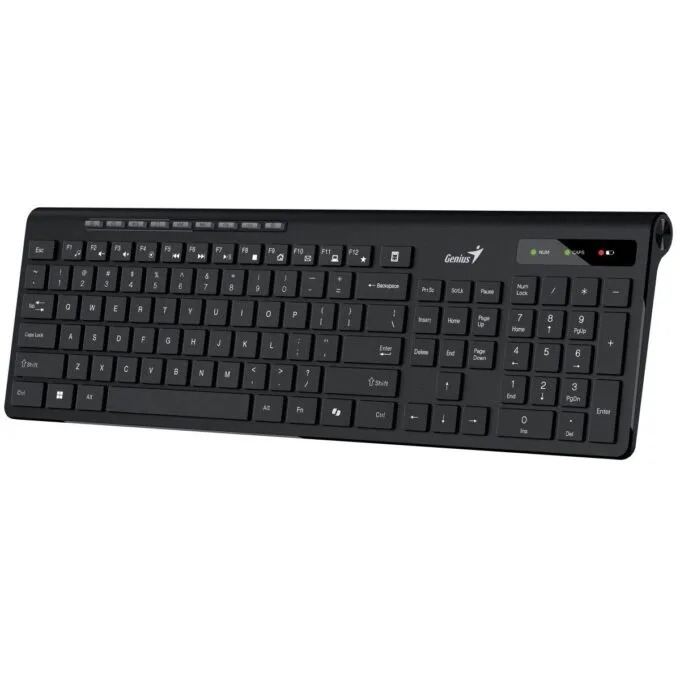 Genius Keyboard Wireless AI Chocolate Keys + 8 Hot Keys SlimStar 7230 English — image 2