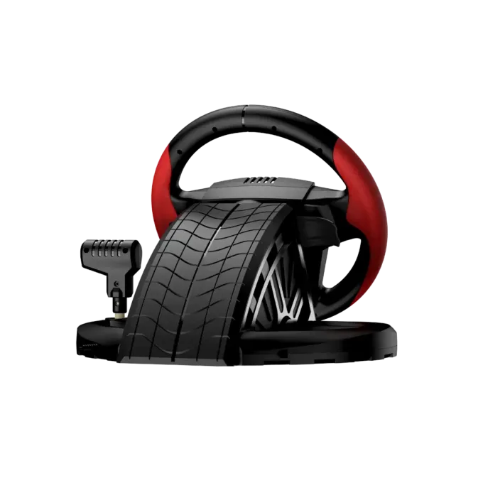 Genius Gaming Wheel Vibration-Gears-2xFoot Pedals PC/PS3/PS4 SpeedMaster — image 2