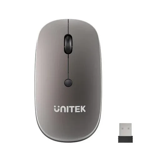 Unitek Mouse Wireless 2.4GHz SlimTrack T060 Space Grey — image 2