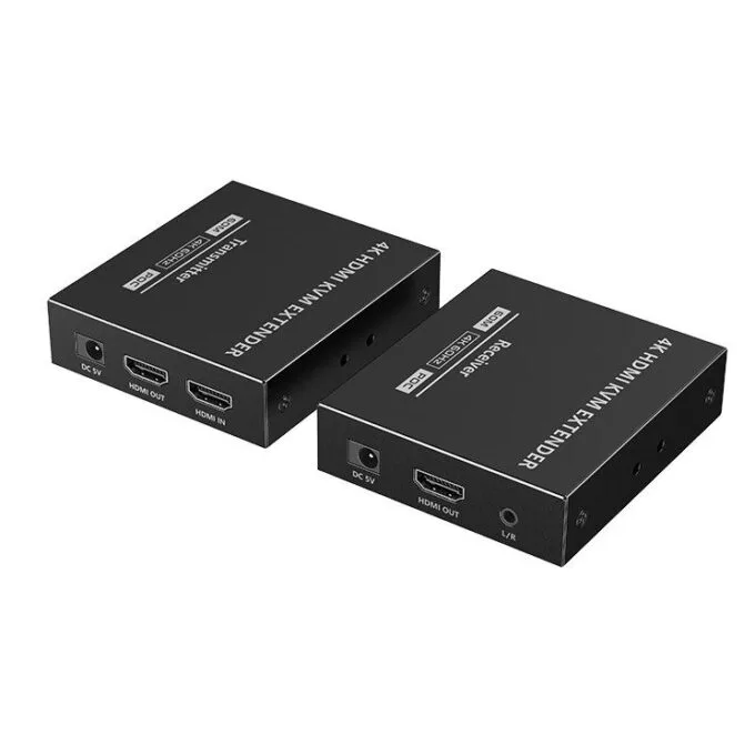 Lenkeng KVM HDMI Extender over Ethernet 4K60Hz 70m Loop POC LKV565KVM-P — image 2