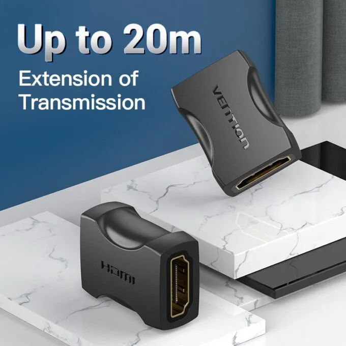 Vention HDMI Couple Female-Female 4K60Hz AIRB0-2 (2-pack) — image 2