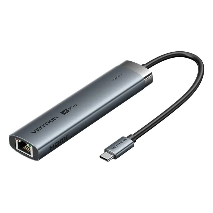 Vention HUB USB-C 1xUSB-C 3.2/2xUSB3.0/HDMI 4K60Hz/Gb/PD TGNHB — image 2