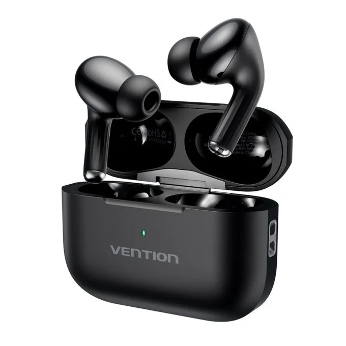 Vention Earphones BT TWS InEar ANC +Wireless Charging ECHO LITE E11 Pro Black NBVB0-Pro — image 2