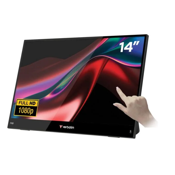 Verbatim Monitor Portable Touch 14" Full-HD USB-C LIGHT Series — image 2