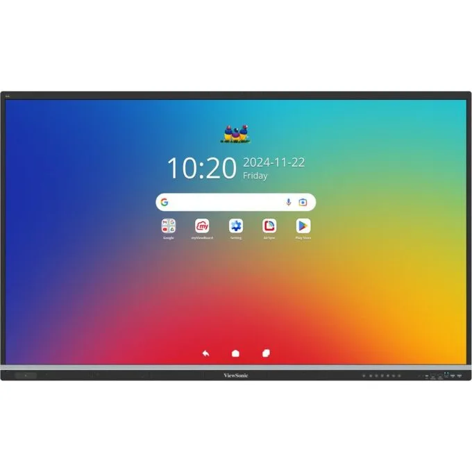 Viewsonic Viewboard Interactive Display Whiteboard 65" 4K Android EDLA 50-Point Touch 70W Speaker 8 Mic Array NFC IFP6551-3C — image 2