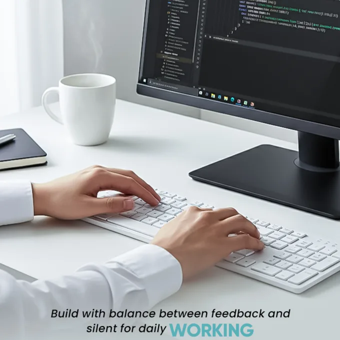 Alcatroz Keyboard & Mouse Wireless Xplorer AIR 3300 White — image 2