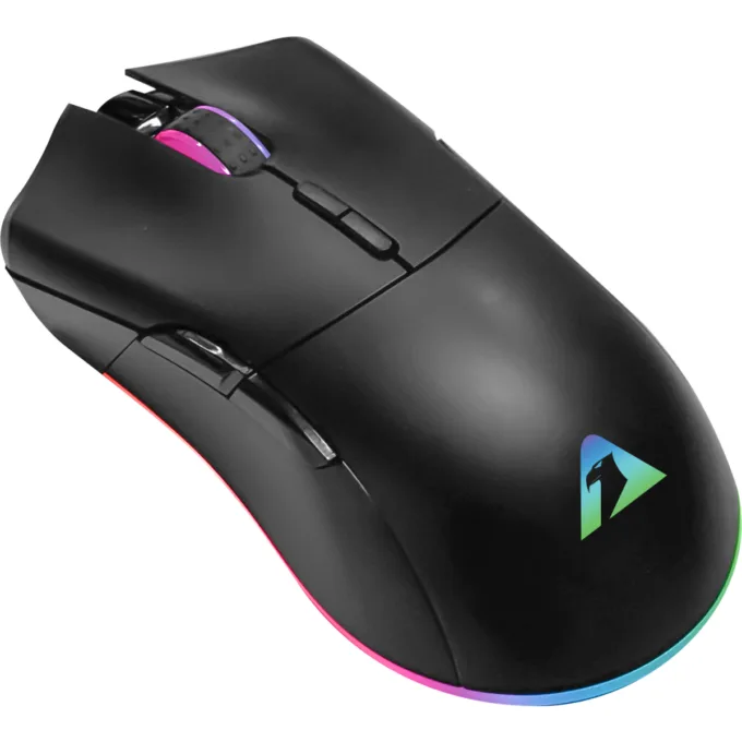Armaggeddon Gaming Mouse Wired 12000CPI Silent , HUANO Switches FALCON V STEALTH Black — image 2