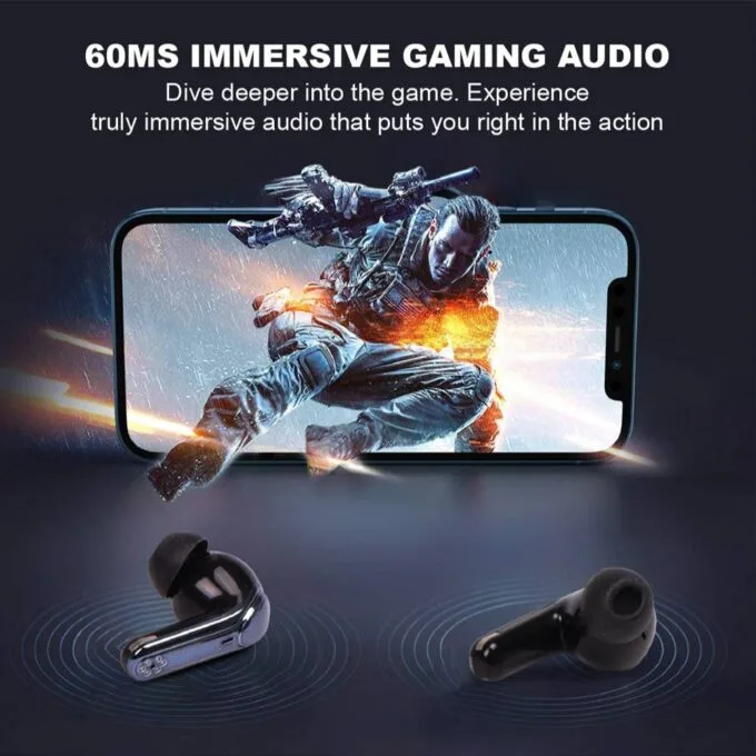 SonicGear Earphones Bluetooth & USB-C Dongle for PC EarPump XP2 Obsidian — image 2