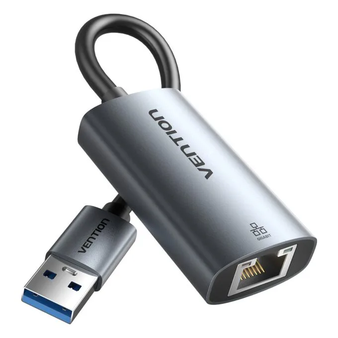 Vention Converter USB-A to Gigabit LAN Aluminium Grey CEZHB — image 2