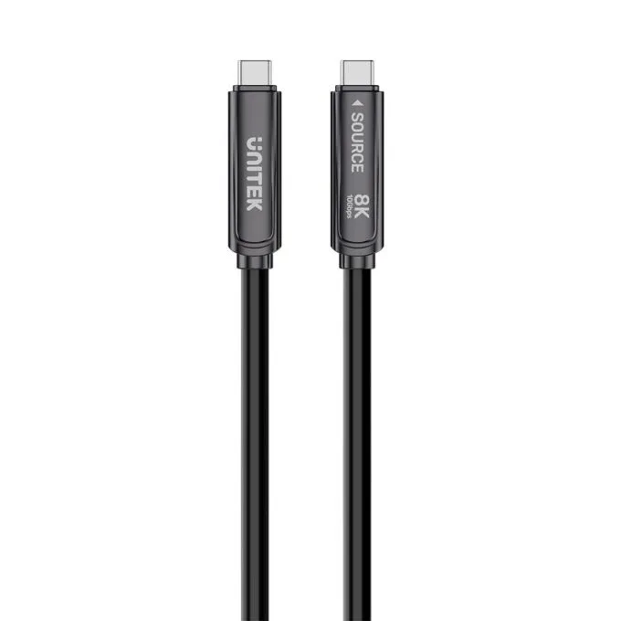 Unitek UC USB-C Fiber Optic 8K Cable 10Gbps 60W PD 10.0m C14178A-10M — image 2
