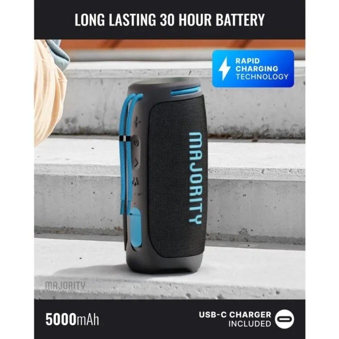 Majority Portable Speakers Move 3 IPX67 40W USB/AUX/SD/RGB UK — image 2