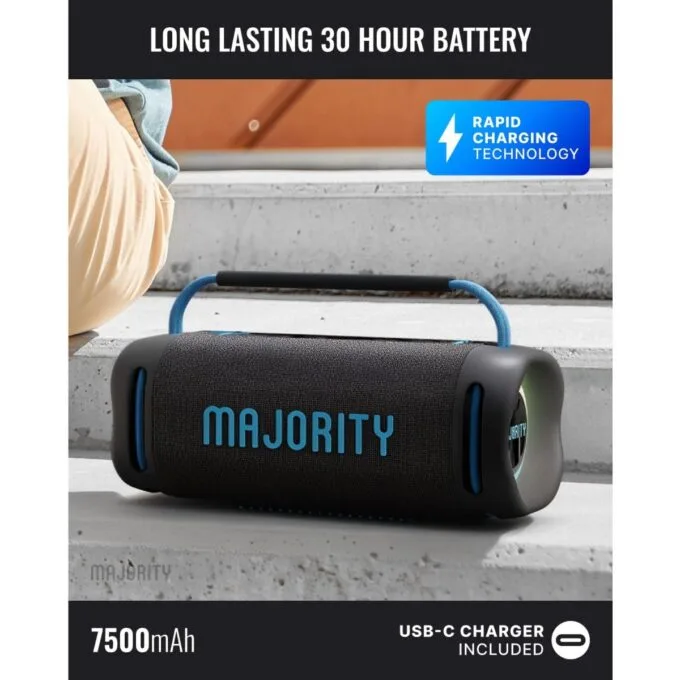 Majority Portable Speakers Move 4 IPX67 70W USB/AUX/SD/RGB UK — image 2