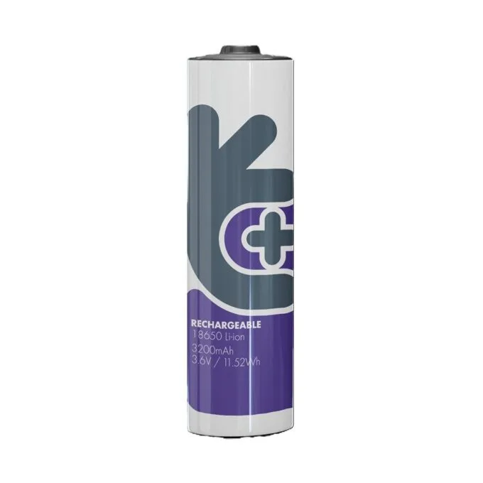Uniross U1BT1832 18650 Rechargeable Lithium Battery 3200mAh (1pc) — image 2