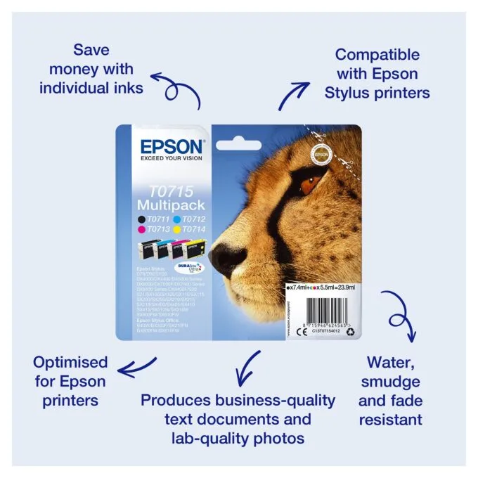 Epson T0712 ink cartridge — image 1