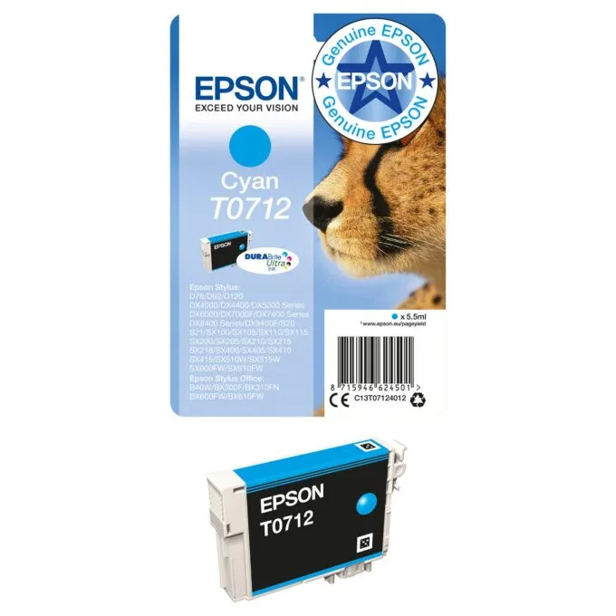 Epson T0712 ink cartridge — image 7
