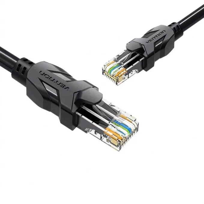 Vention NETWORK Cable CAT6 UTP Crystal Head 5.0m Black IBBBJ — image 1
