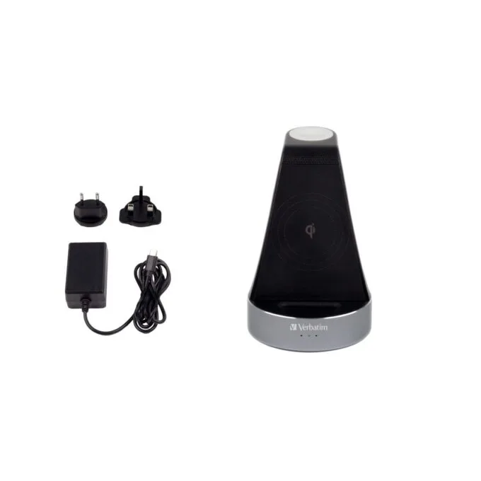 Verbatim Charger Desktop Wireless Qi MFI 2in1 Apple Devices WCS-01 — image 3