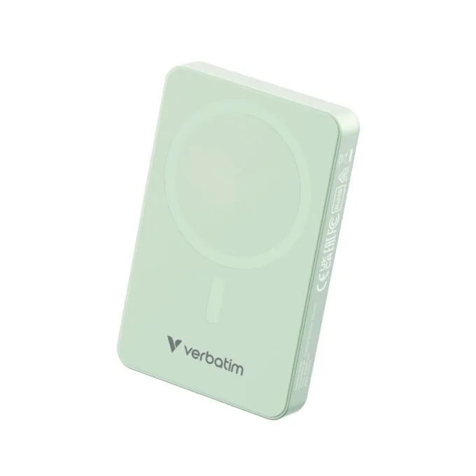 Verbatim Powerbank Wireless Magnetic 10000 Green 32228 — image 3