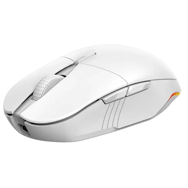Genius Gaming Mouse Wireless+BT Recharg RGB AI 3200DPI Scorpion M8250 White — image 3