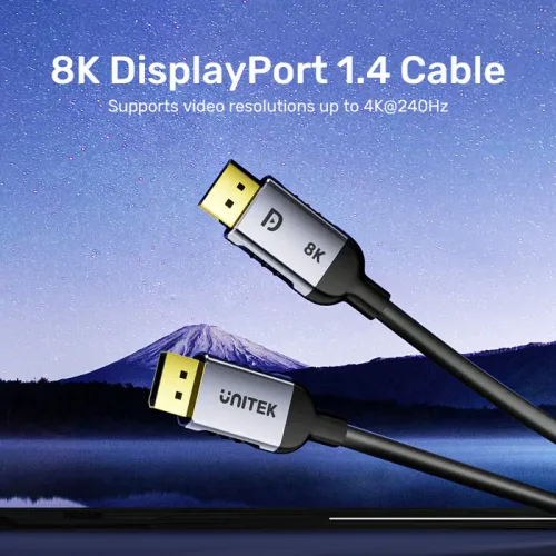 Unitek DisplayPort 1.4 Cable 8K 60Hz 2.0m C1628BK-2M — image 3