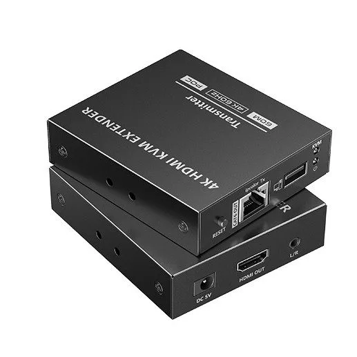 Lenkeng KVM HDMI Extender over Ethernet 4K60Hz 70m Loop POC LKV565KVM-P — image 3