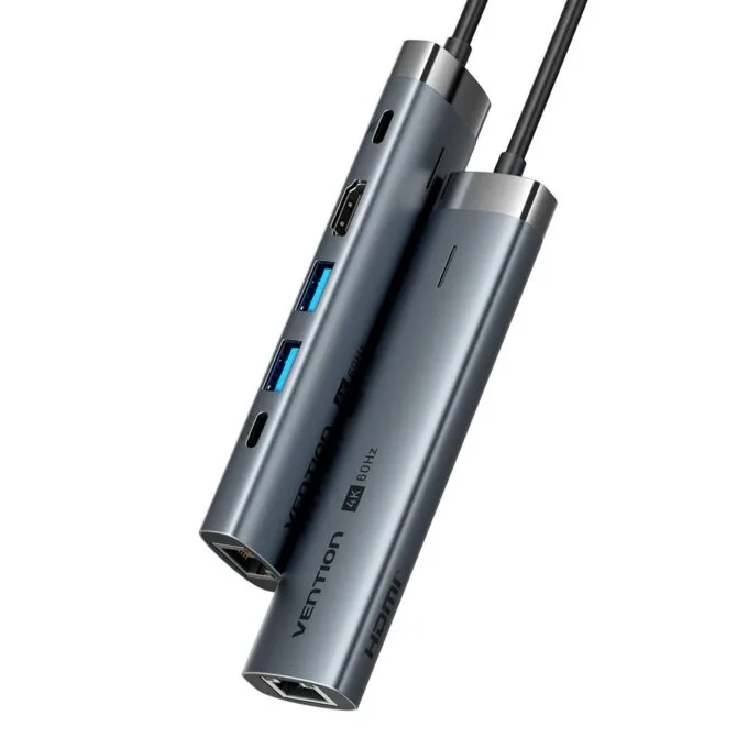 Vention HUB USB-C 1xUSB-C 3.2/2xUSB3.0/HDMI 4K60Hz/Gb/PD TGNHB — image 3