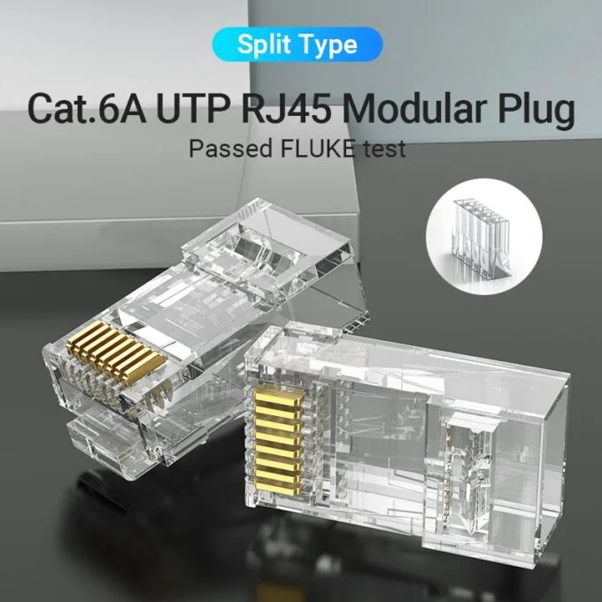 Vention NETWORK Connectors CAT6A UTP Modular Plug IDGR0-50 (50 Pack) — image 2