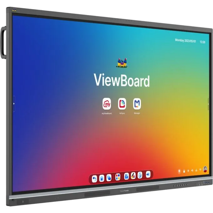 Viewsonic Viewboard Interactive Display Whiteboard 65" 4K Android EDLA 50-Point Touch 70W Speaker 8 Mic Array NFC IFP6551-3C — image 3