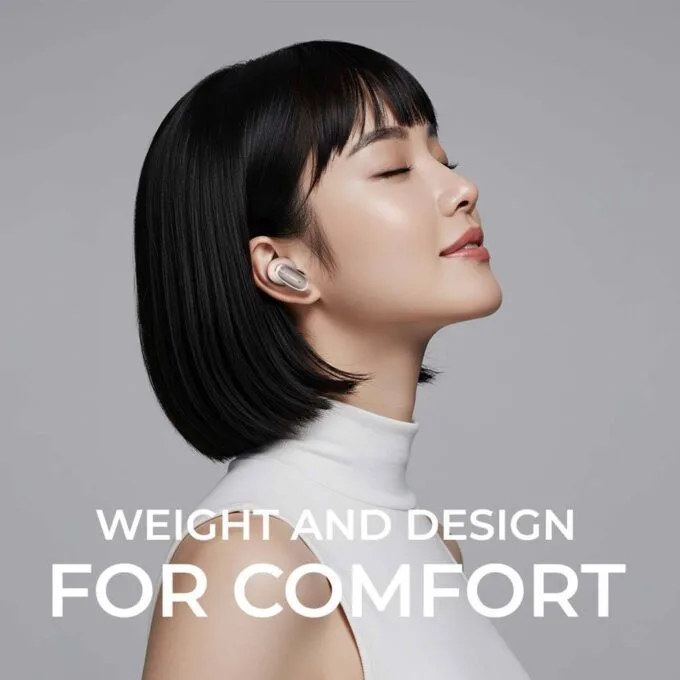 SonicGear Earphones Bluetooth ANC+Display EarPump Jewel Q3 Desert — image 3