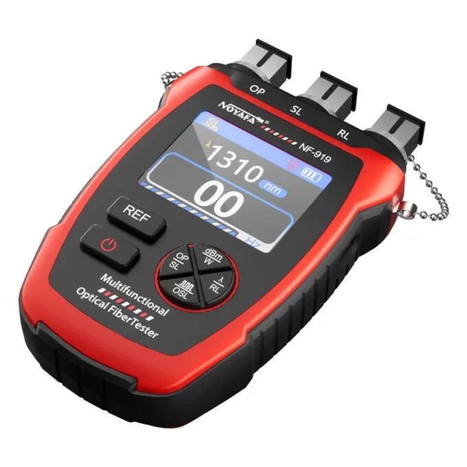 Noyafa Multifunctional Optical Fiber Tester Integrated Optical Power Meter, Light Source, and VFL NF-919 — image 3
