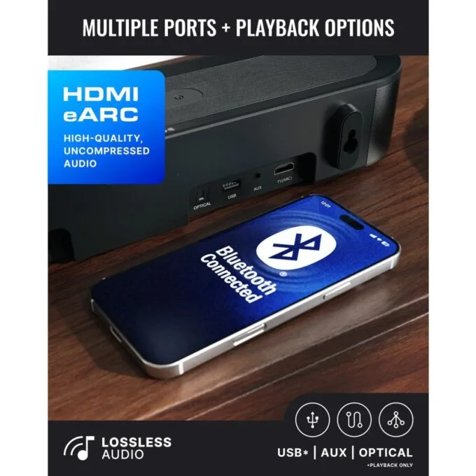 Majority Soundbar BOWFELL HALO DOLBY 5.1 230W Wired Sub & 2 Satellite Speakers — image 3