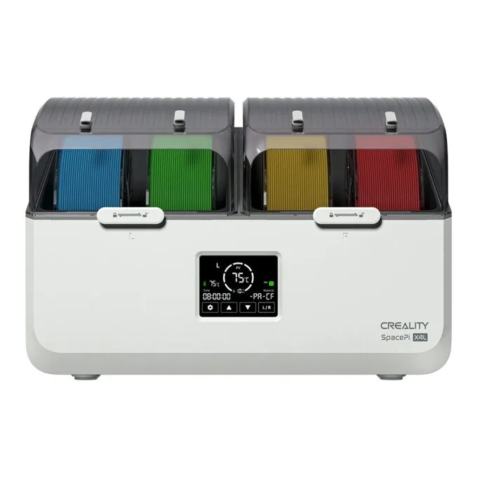 Creality Space Pi X4L Filament Dryer Dry Box for 4 Filaments Adjust 40-75c Small Screen for 12 types — image 4