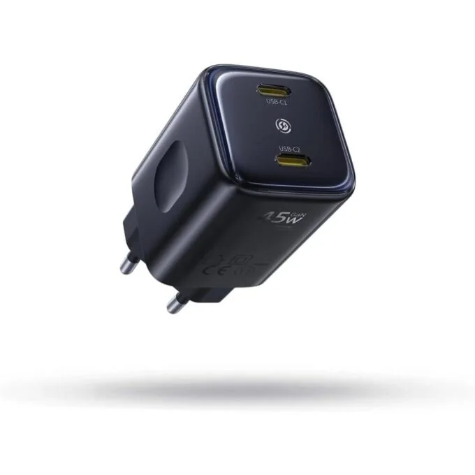 Baseus Charger Wall 45W 2x TYPE C PicoGo AN13 EU Cosmic Black — image 1