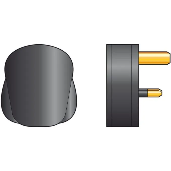 Mercury POWER Mains Plug UK 13A Fuse Rubber Black 429.627UK — image 3
