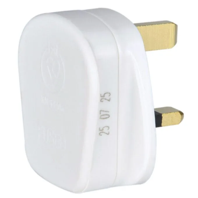 Mercury POWER Mains Plug UK 13A Fuse White 429.801UK — image 1