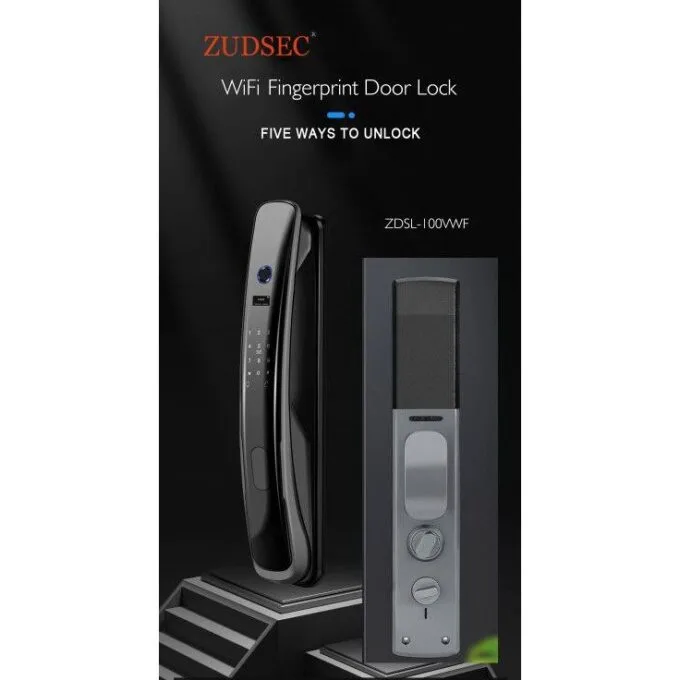 Zudsec Standalone Door Lock Metal With Fingerprint and Key-WiFi — image 2