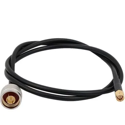 Poynting antenna accessories cable A-CAB-147 3m HDF195 N(M) coated to SMA(M) white nickel — image 1