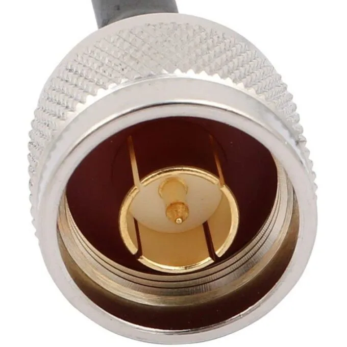 Poynting antenna accessories cable A-CAB-147 3m HDF195 N(M) coated to SMA(M) white nickel — image 2