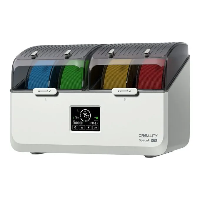 Creality Space Pi X4L Filament Dryer Dry Box for 4 Filaments Adjust 40-75c Small Screen for 12 types — image 1