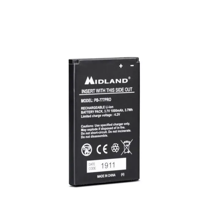 Midland RO1956 Replacement Battery for 777Pro — image 1
