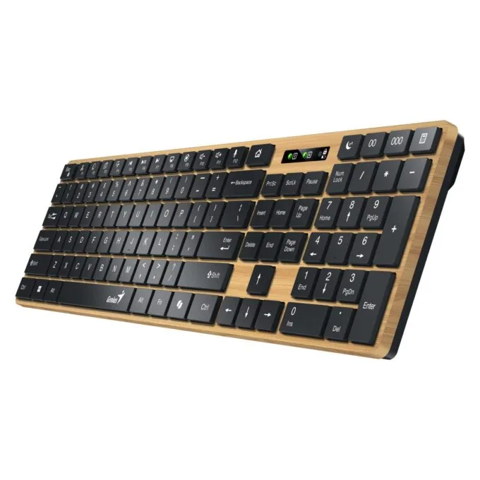 Genius Keyboard Wireless & BT AI Hot Keys Nordic Pine Style SlimStar 7250BT — image 3