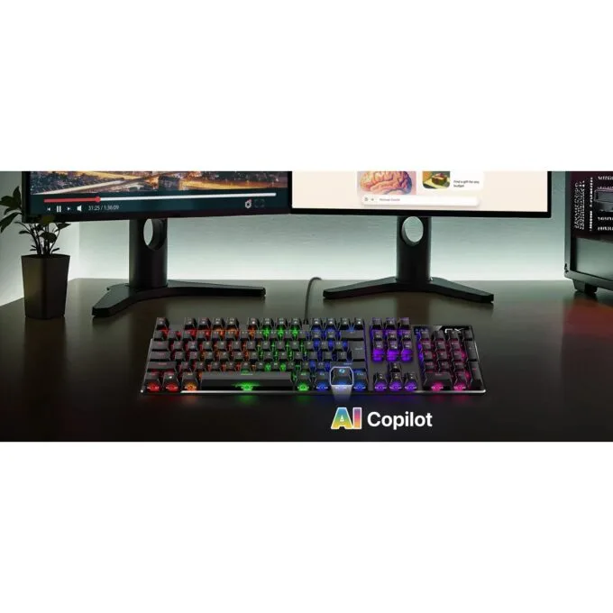 Genius Gaming Keyboard Mechanical Full Size Backlit Brown Switches K12 — image 4