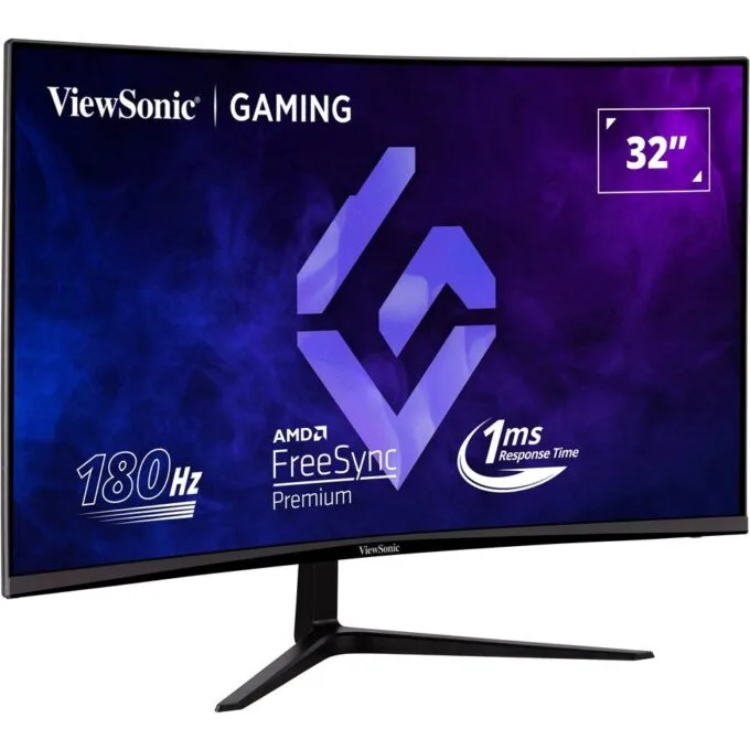 Viewsonic Monitor Gaming VX 32'' 2K VA Curved 180hz HDR10 VX3218C-2K — image 4