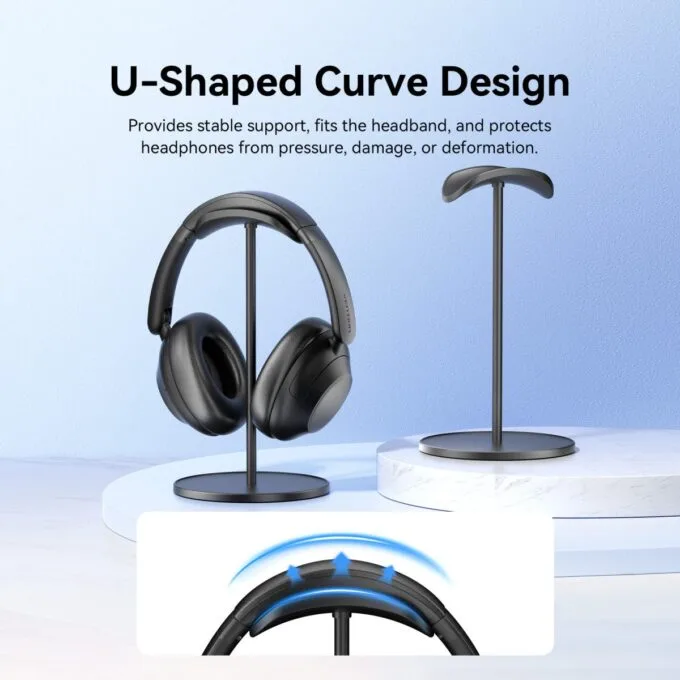 Vention AUDIO Headphone Stand Premium ABS + Rubber-Coated Metal KSOB0 — image 4