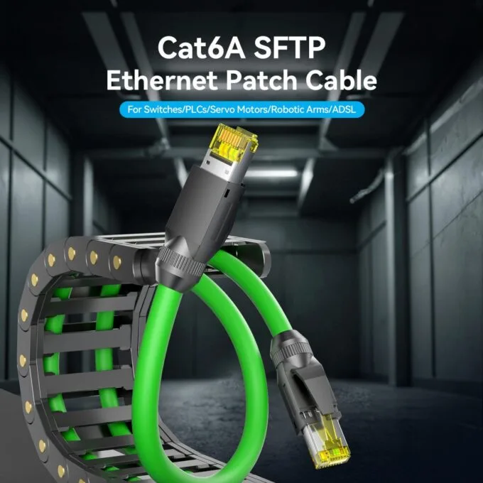 Vention NETWORK Cable CAT6A SFTP Anti-Vibration Industrial Flexible 3.0m IBYGI — image 2