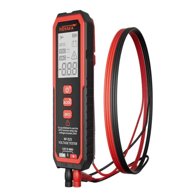 Noyafa Voltage Tester for AC/DC Wide Voltage Range, GFCI Functionality with LED Light NF-823 — image 4