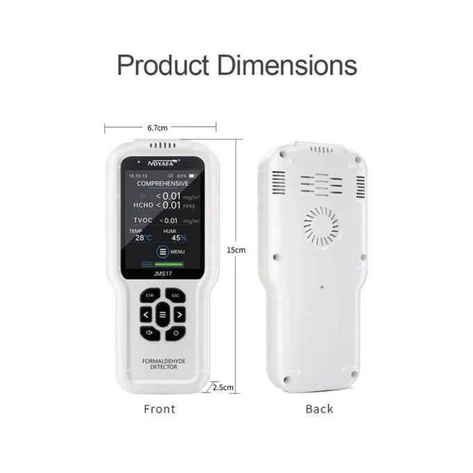 Noyafa Portable Indoor Air Quality Tester with Formaldehyde Detector JMS17 — image 4